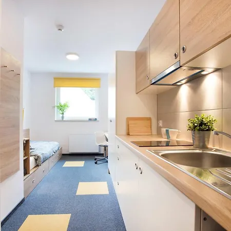 Modern In With Desk For Remote Work And Access To The Gym By Renters Apartament